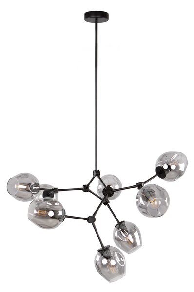Italux PND-75075-8-BK-SG závesné stropné svietidlo Ferral E27