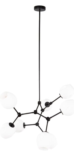 Italux PND-75075-8-BK-WG závesné stropné svietidlo Ferral E27