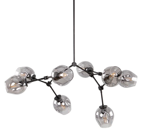 Italux PND-75075-8-BK-SG závesné stropné svietidlo Ferral E27