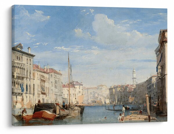Obraz - Richard Parkes Bonington, The Grand Canal, reprodukcia (70x50 cm)