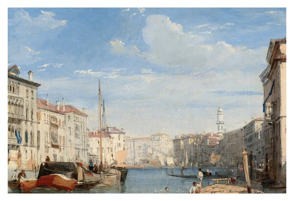 Obraz - Richard Parkes Bonington, The Grand Canal, reprodukcia (90x60 cm)