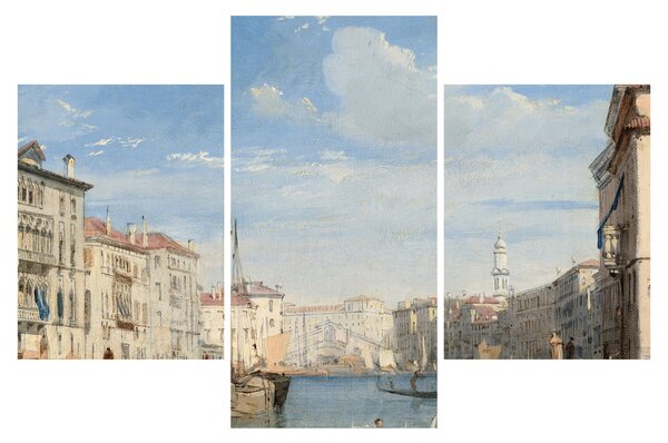 Obraz - Richard Parkes Bonington, The Grand Canal, reprodukcia (90x60 cm)