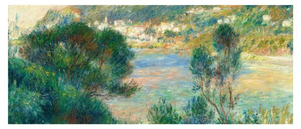 Obraz - Auguste Renoir, View of Monte Carlo from Cap Martin, reprodukcia (120x50 cm)