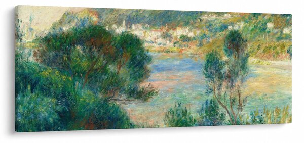 Obraz - Auguste Renoir, View of Monte Carlo from Cap Martin, reprodukcia (120x50 cm)