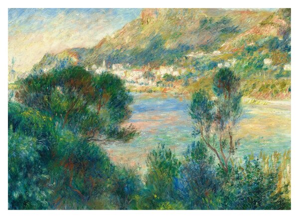 Obraz - Auguste Renoir, View of Monte Carlo from Cap Martin, reprodukcia (70x50 cm)
