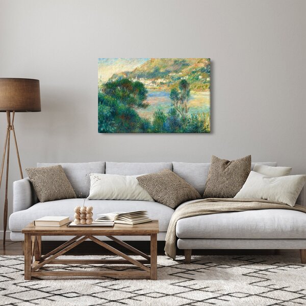 Obraz - Auguste Renoir, View of Monte Carlo from Cap Martin, reprodukcia (90x60 cm)