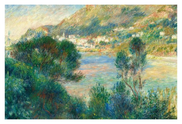 Obraz - Auguste Renoir, View of Monte Carlo from Cap Martin, reprodukcia (90x60 cm)