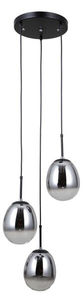 Italux PND-40825-3-BK závesné stropné svietidlo Meolo E14