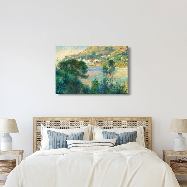 Obraz - Auguste Renoir, View of Monte Carlo from Cap Martin, reprodukcia (90x60 cm)