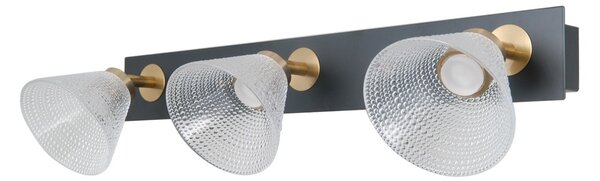 Italux WL-34393-3-BK-HBR LED bodové stropné svietidlo Orella | 12W LED | 750lm | 3000K