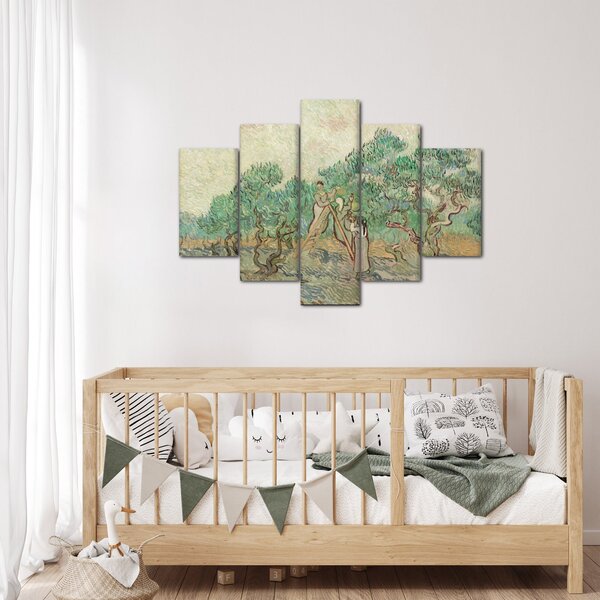 Obraz - Vincent van Gogh, The Olive Orchard, reprodukcia (150x105 cm)