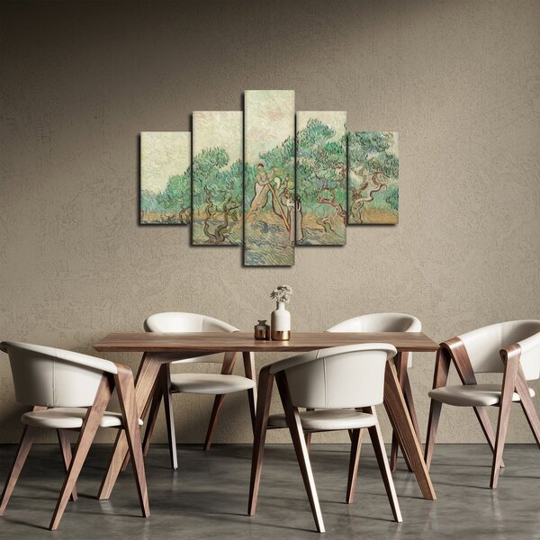 Obraz - Vincent van Gogh, The Olive Orchard, reprodukcia (150x105 cm)