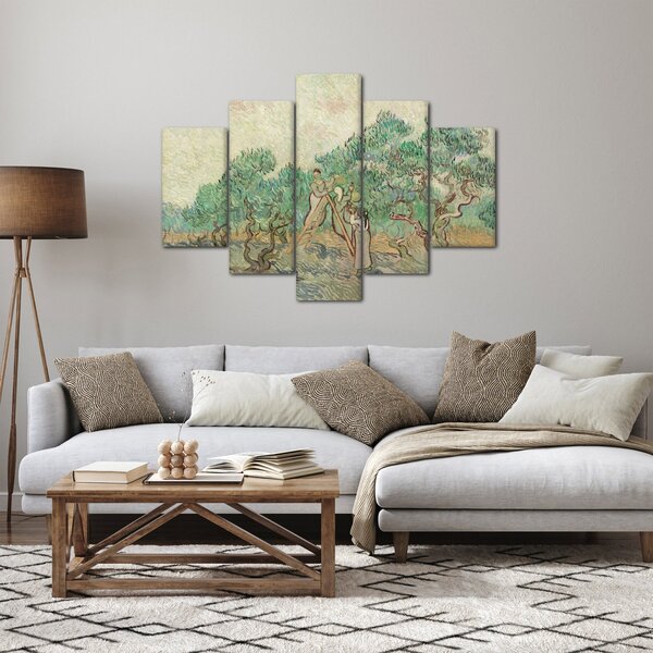 Obraz - Vincent van Gogh, The Olive Orchard, reprodukcia (150x105 cm)