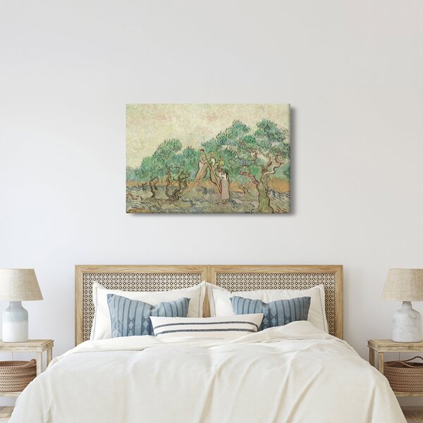 Obraz - Vincent van Gogh, The Olive Orchard, reprodukcia (90x60 cm)
