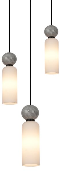 Italux PND-95331-3-BK závesné stropné svietidlo Santos G9