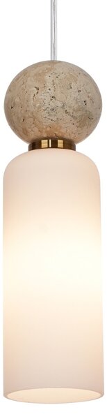 Italux PND-95331-4-BRSS závesné stropné svietidlo Santos G9