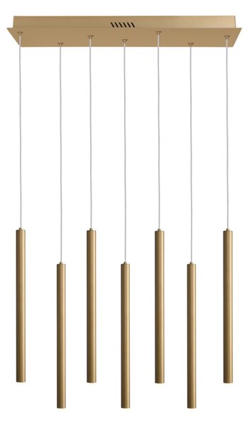 Italux PND-22302-7-GD LED závesné stropné svietidlo Valdes | 35W LED | 1300lm | 3000-6000K