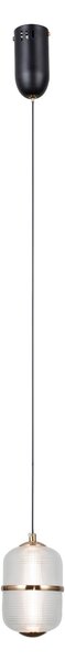 Italux PND-34375-1-BK LED závesné stropné svietidlo Alani | 6W LED | 588lm | 3000K