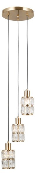 Italux PND-40668-3-HBR závesné stropné svietidlo Alma E27