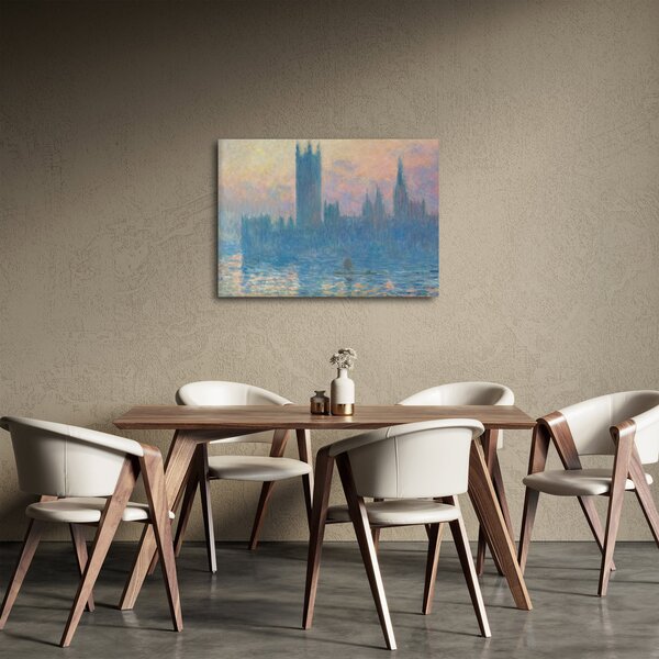 Obraz - Claude Monet, The Houses of Parliament, Sunset, reprodukcia (70x50 cm)