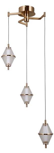 Italux PND-34395-3-HBR LED závesné stropné svietidlo Fuente | 15W LED | 1108lm | 3000K