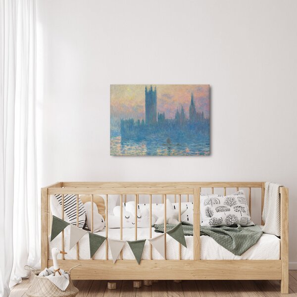 Obraz - Claude Monet, The Houses of Parliament, Sunset, reprodukcia (70x50 cm)