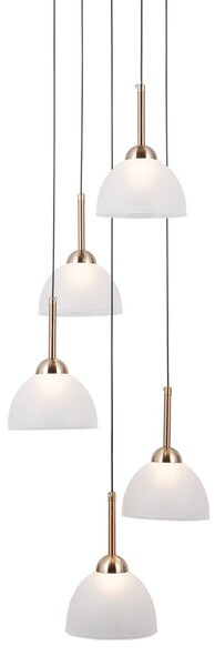 Italux PND-34374-5-BK LED závesné stropné svietidlo Montiela | 25W LED | 1286lm | 3000K
