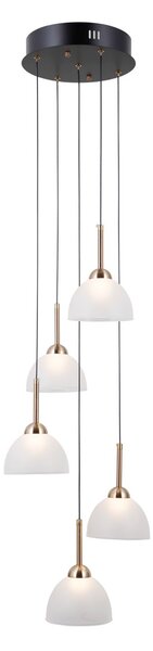 Italux PND-34374-5-BK LED závesné stropné svietidlo Montiela | 25W LED | 1286lm | 3000K
