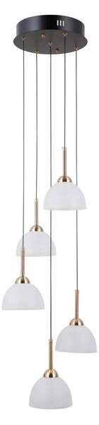 Italux PND-34374-5-BK LED závesné stropné svietidlo Montiela | 25W LED | 1286lm | 3000K