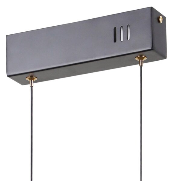 Italux PND-34374-3-BK LED závesné stropné svietidlo Montiela | 15W LED | 772lm | 3000K