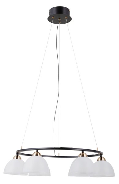 Italux PND-34374-6-BK LED závesné stropné svietidlo Montiela | 30W LED | 1544lm | 3000K