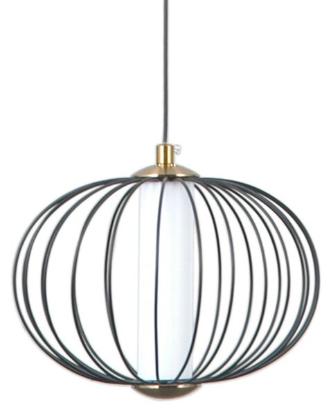 Italux PND-344221-1-BK LED závesné stropné svietidlo Rabel | 5W LED | 432lm | 3000K