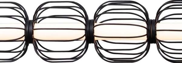 Italux PND-34405-5-BK LED závesné stropné svietidlo Pedro | 20W LED | 793lm | 3000K