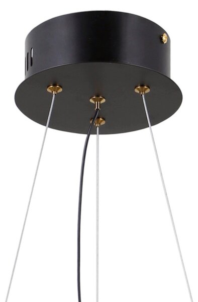 Italux PND-34374-6-BK LED závesné stropné svietidlo Montiela | 30W LED | 1544lm | 3000K