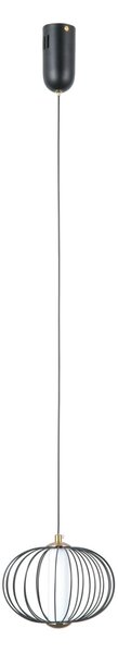 Italux PND-344221-1-BK LED závesné stropné svietidlo Rabel | 5W LED | 432lm | 3000K