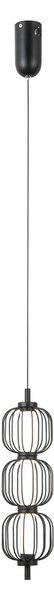 Italux PND-34405-3V-BK LED závesné stropné svietidlo Pedro | 12W LED | 764lm | 3000K