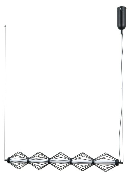 Italux PND-34403-5-BK LED závesné stropné svietidlo Sevil | 25W LED | 1288lm | 3000K