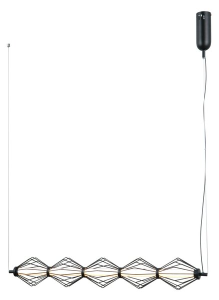 Italux PND-34403-5-BK LED závesné stropné svietidlo Sevil | 25W LED | 1288lm | 3000K