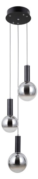 Italux PND-34378-3S-BK LED závesné stropné svietidlo Strela | 15W LED | 1188lm | 3000K