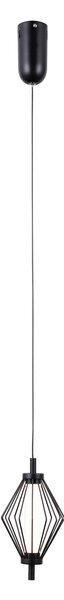 Italux PND-34403-1-BK LED závesné stropné svietidlo Sevil | 5W LED | 303lm | 3000K