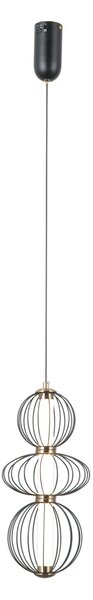Italux PND-344221-3V-BK LED závesné stropné svietidlo Rabel | 10W LED | 713lm | 3000K