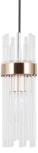Italux PND-40760-3-BK-HBR závesné stropné svietidlo Taraso E14