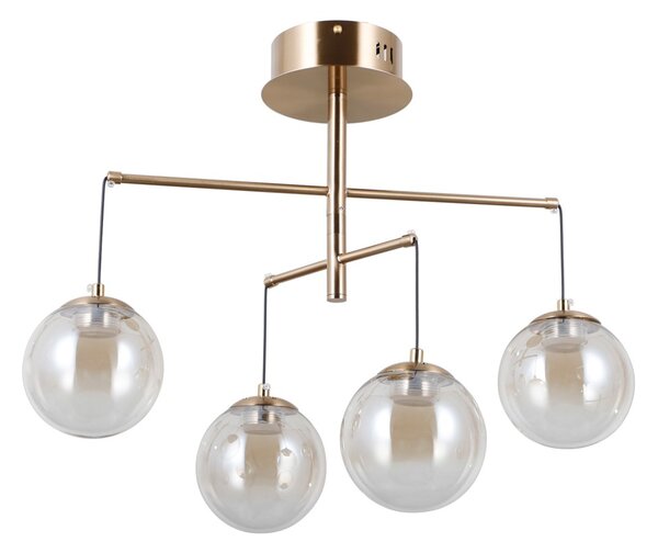 Italux PND-34381-4-HBR LED závesné stropné svietidlo Velada | 20W LED | 1810lm | 3000K
