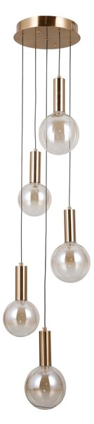 Italux PND-34378-5S-HBR LED závesné stropné svietidlo Strela | 25W LED | 1450lm | 3000K