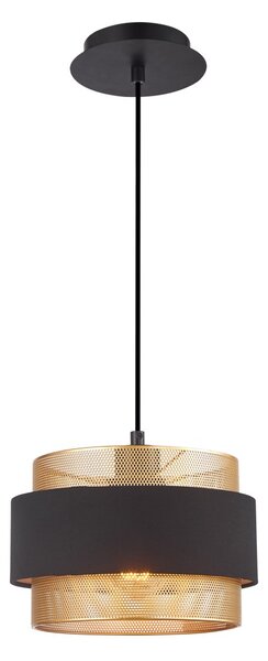 Italux PND-27467-1-BK-GD závesné stropné svietidlo Bans E27