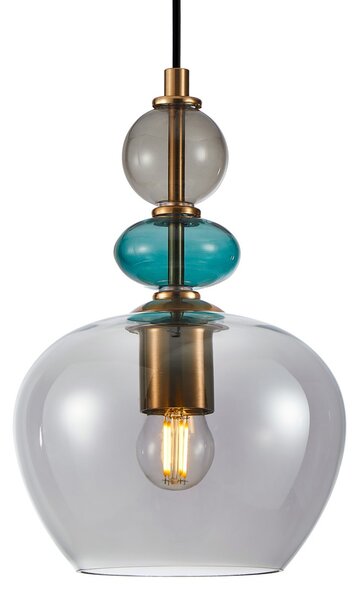 Italux PND-30263-1A-BRO-SG závesné stropné svietidlo Busco E27