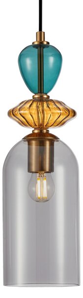 Italux PND-30263-1C-BRO-SG závesné stropné svietidlo Busco E27
