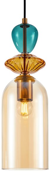 Italux PND-30263-1C-BRO-AMB závesné stropné svietidlo Busco E27