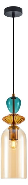Italux PND-30263-1C-BRO-AMB závesné stropné svietidlo Busco E27