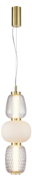Italux PND-98374-28W-GD LED závesné stropné svietidlo Eris | 28W LED | 3748lm | 3000K